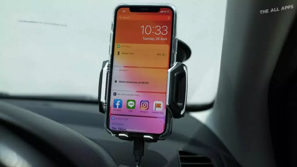 รีวิว CHOETECH Wireless Car Charging Holder แท่นยึดมือถือในรถ ชาร์จไร้สายเร็ว Qi 10W / 7.5W