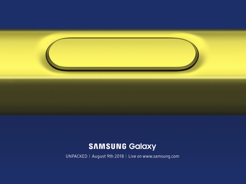 Samsung Galaxy Unpacked 2018 Galaxy Note 9