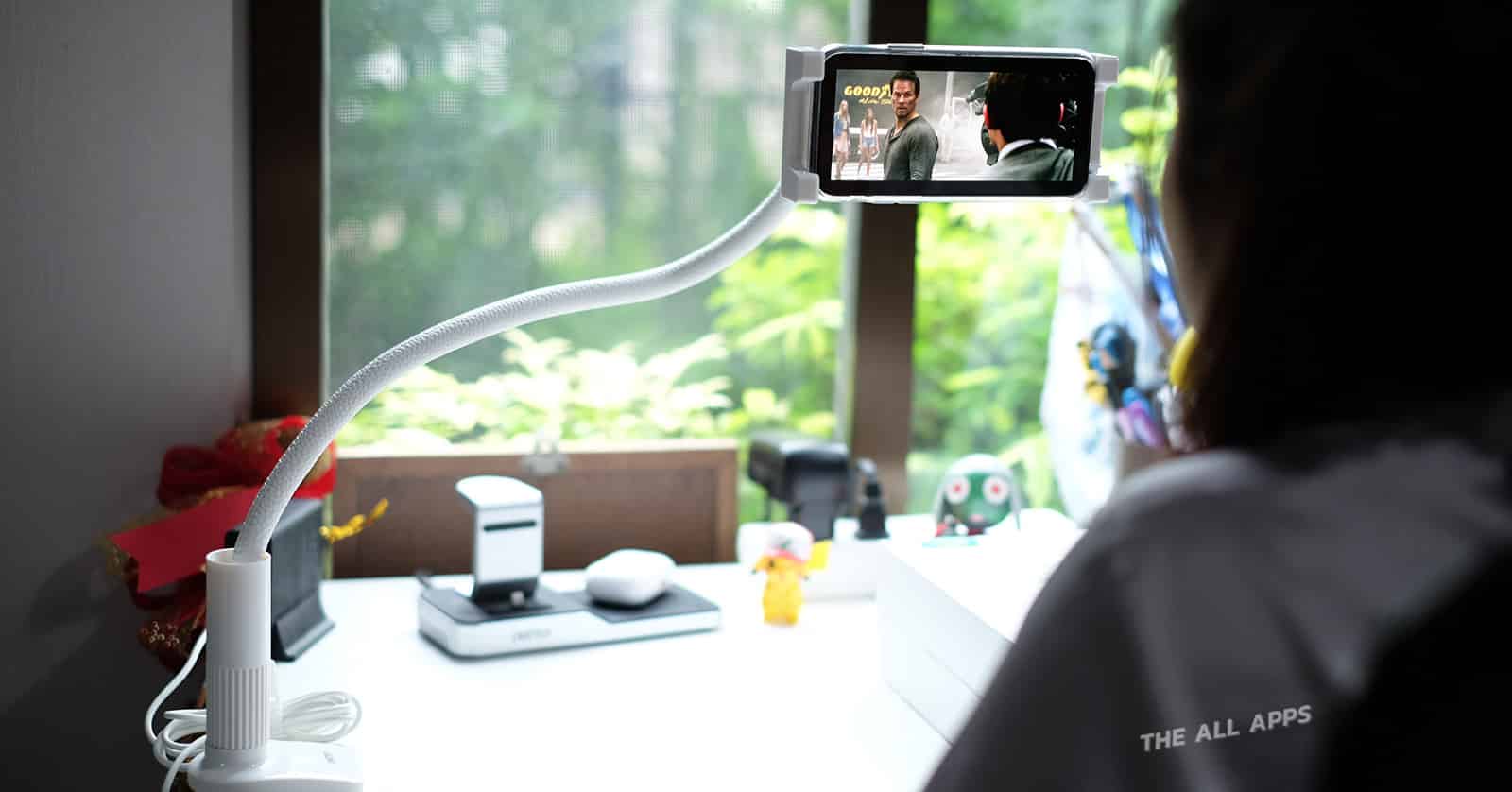 รีวิว CHOETECH 2 in 1 Flexible Phone Holder with Fast Wireless Charger แท่นวางมือถือปรับรูปแบบได้พร้อมที่ชาร์จไร้สายในตัว