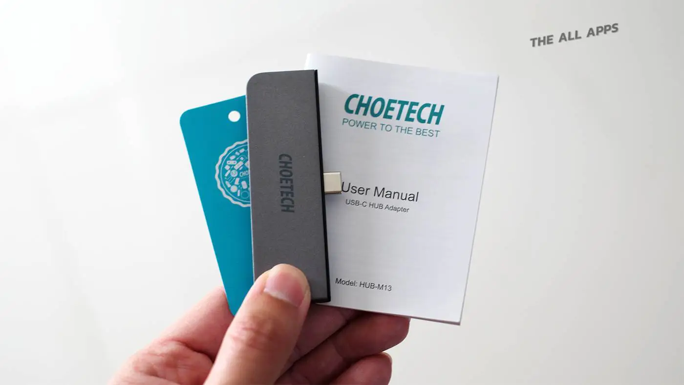 รีวิว Choetech USB C HUB สำหรับ iPad Pro ต่อหูฟัง ต่อ HDMI มีพอร์ต USB, USB-C
