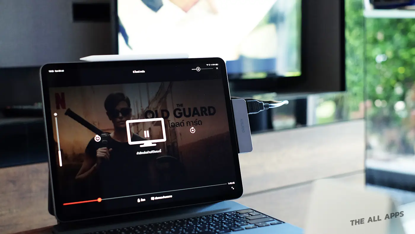 รีวิว Choetech USB C HUB 4 in 1 สำหรับ iPad Pro ต่อหูฟัง ต่อ HDMI มีพอร์ต USB, USB-C