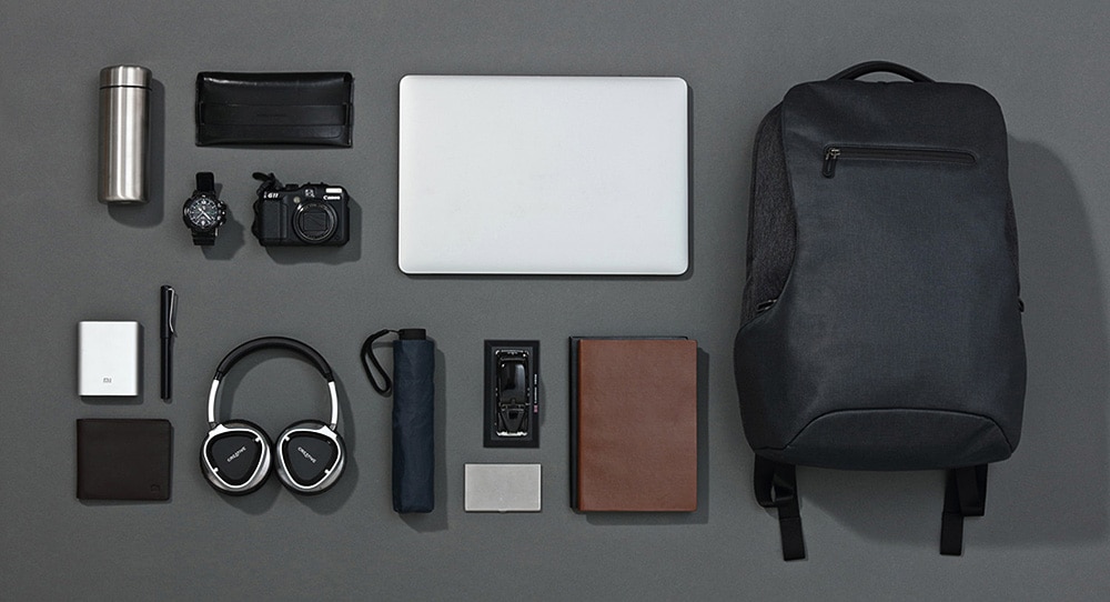 Xiaomi 26L Travel Business Backpack 15.6 inch Laptop Bag - BLACK 