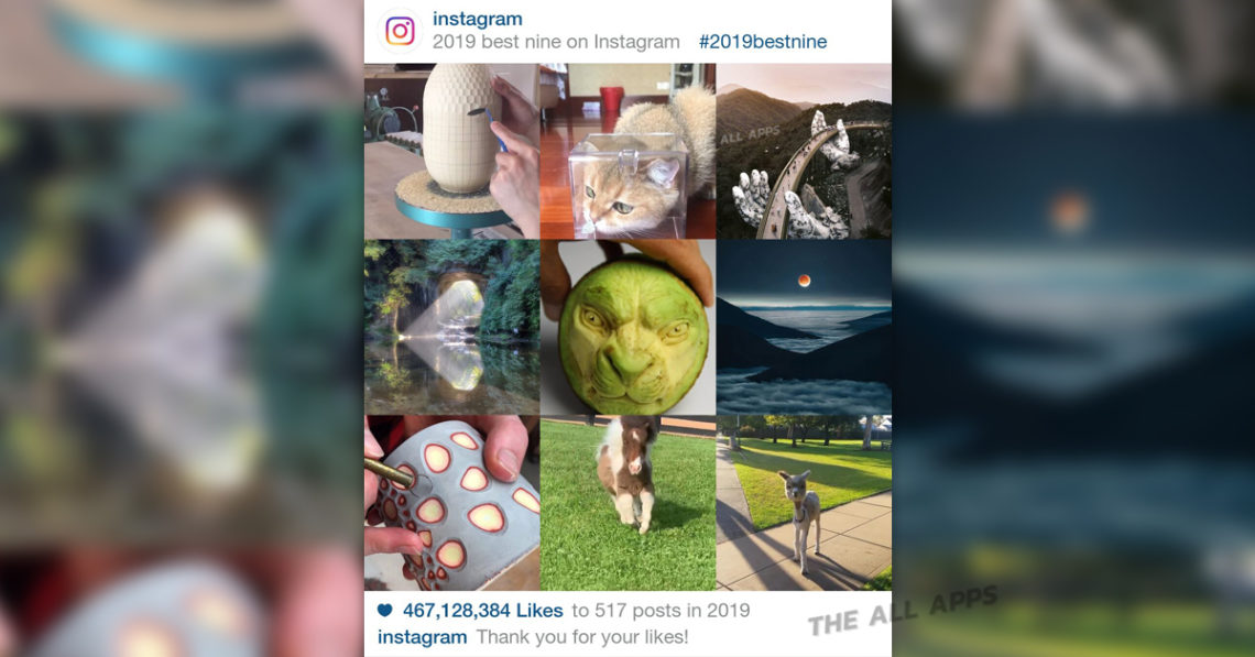 2019 best nine instagram