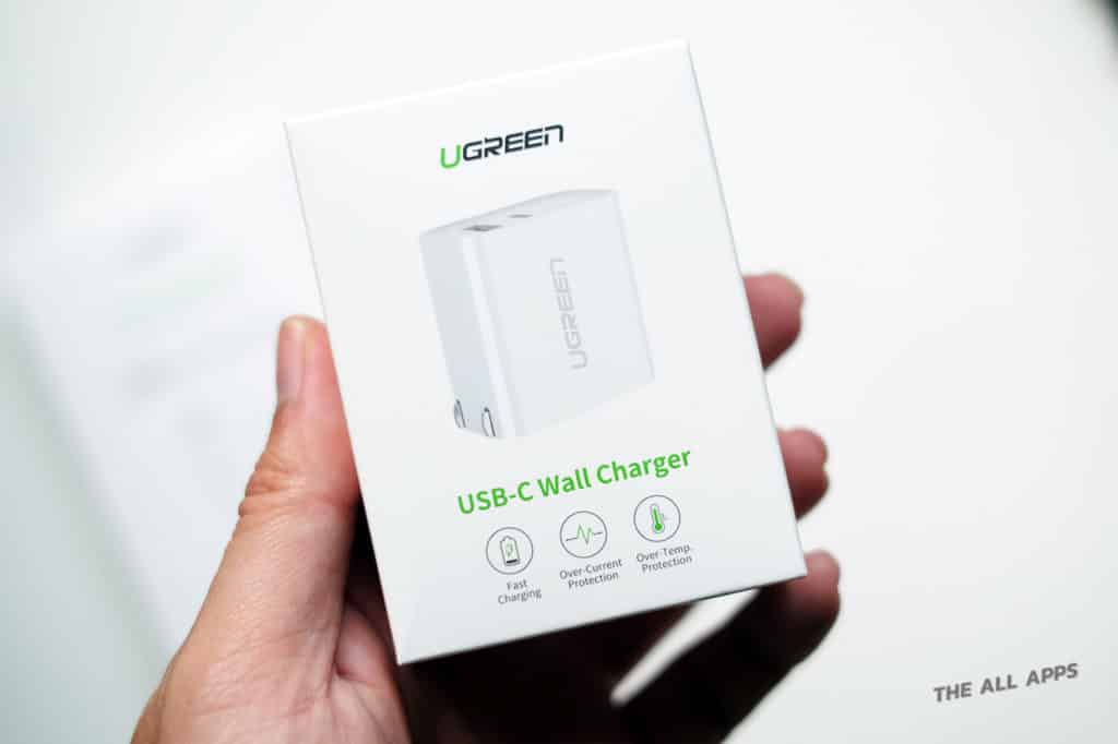 รีวิว UGREEN Dual Charging Port USB C + USB อะแดปเตอร์ชาร์จเร็ว 18W มาพร้อมสาย Lightning ใช้งานกับ iPhone ล็อตใหม่