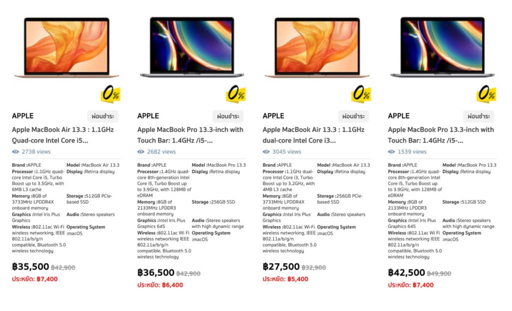 BNN.IN.TH จัดโปรพิเศษ MacBook Air และ MacBook Pro ลดสูงสุด 7,400 บาท วันนี้ - 31 ม.ค. นี้