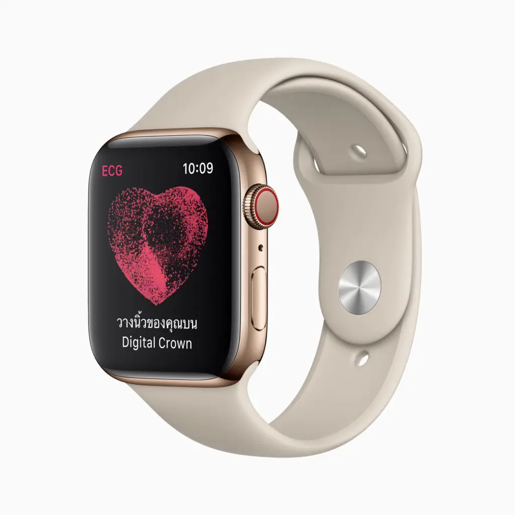 Apple เตรียมเปิดใช้แอพ ECG บน Apple Watch ในไทยเร็วๆ นี้