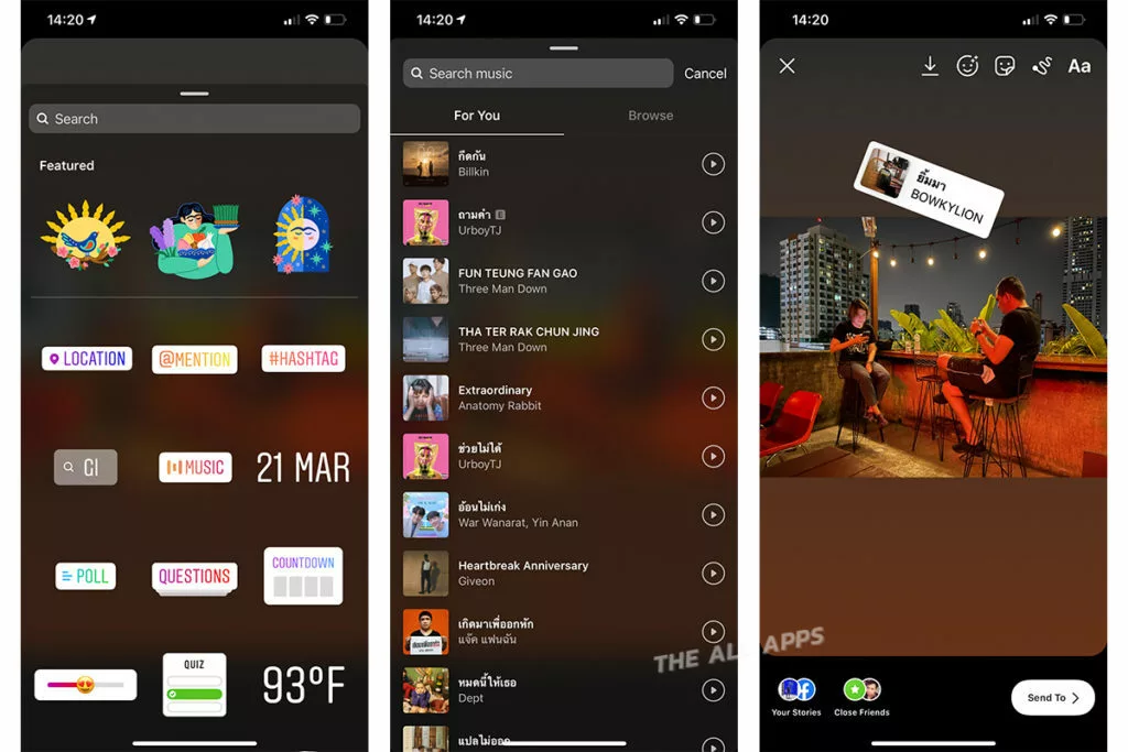 วิธีใส่หรือเพิ่มเพลงลงใน Instagram Stories