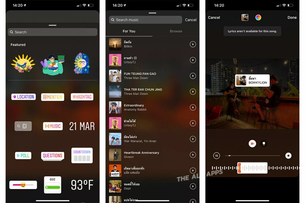 วิธีใส่หรือเพิ่มเพลงลงใน Instagram Stories