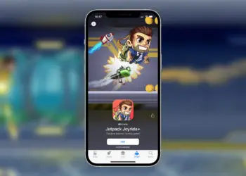 เนJetpack Joyride เนเธเธกเธกเธทเธญเธเธทเธญเธขเธญเธเธฎเธดเธเธชเธธเธเธเธฅเธฒเธชเธชเธดเธ เนเธเธฃเธตเธขเธกเธฅเธเนเธ Apple Aracde เนเธฃเนเธงเน เธเธตเน