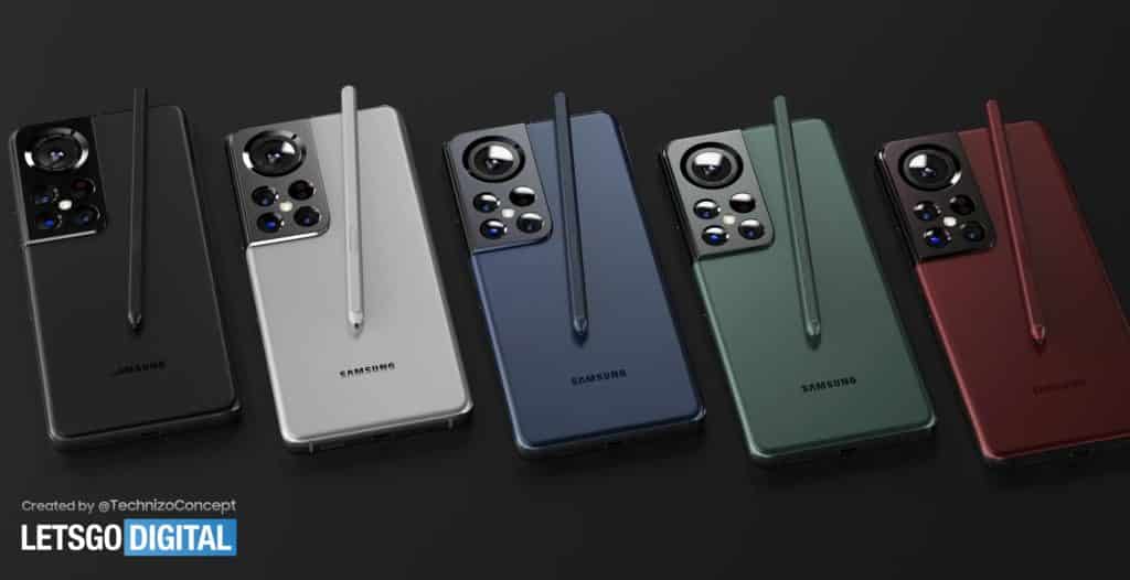 ชมภาพคอนเซ็ปต์ Samsung Galaxy S22 Ultra ตัวท็อปของซีรีส์