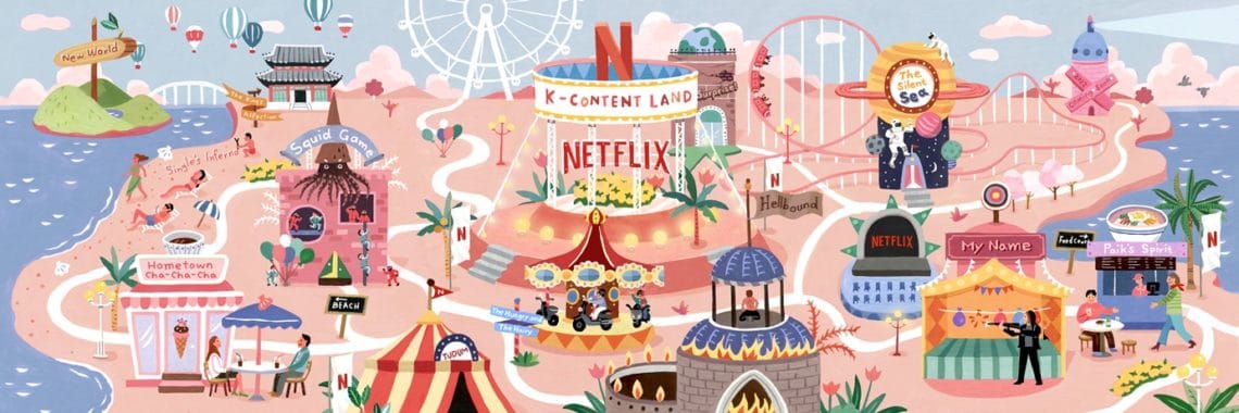 ยินดีต้อนรับสู่ K-Content Land สวนสนุกแห่งคอนเทนต์เกาหลีบน Netflix!