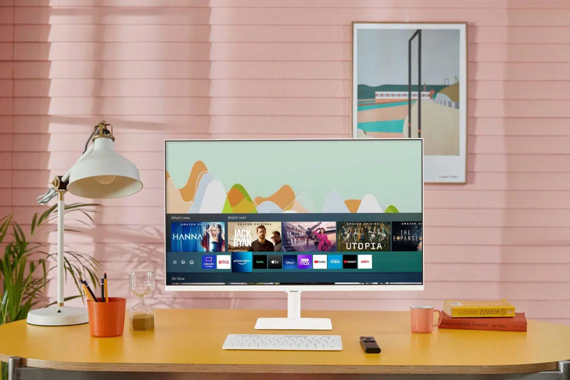 Smart Monitor M5 ขนาด 27 นิ้ว สีขาว