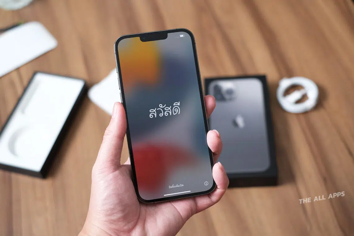 แกะกล่อง พรีวิว iPhone 13 Pro Max สีเทา Graphite เครื่องศูนย์ไทย จะสวยงามแค่ไหน มาชม