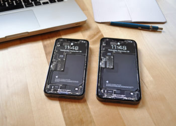iFixit ปล่อย Wallpapers ภาพหน้าจอไส้ใน iPhone 13 Pro, iPhone 13 Pro Max Teardown