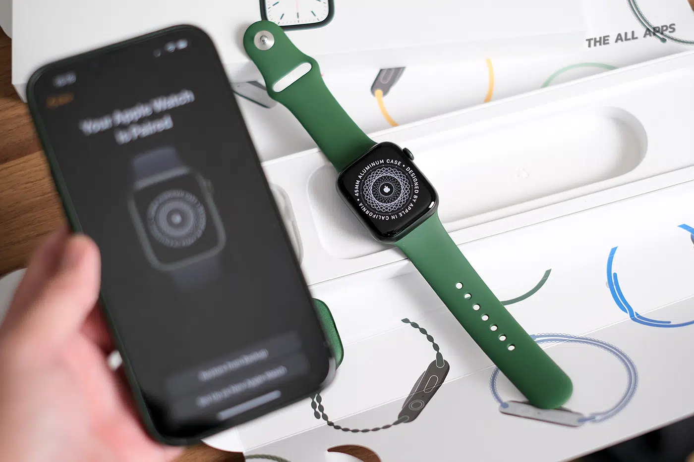 พรีวิว Apple Watch Series 7 ตัวเรือนอะลูนิเนียม สีเขียว ขนาด 45 มม. รุ่น GPS + Cellular