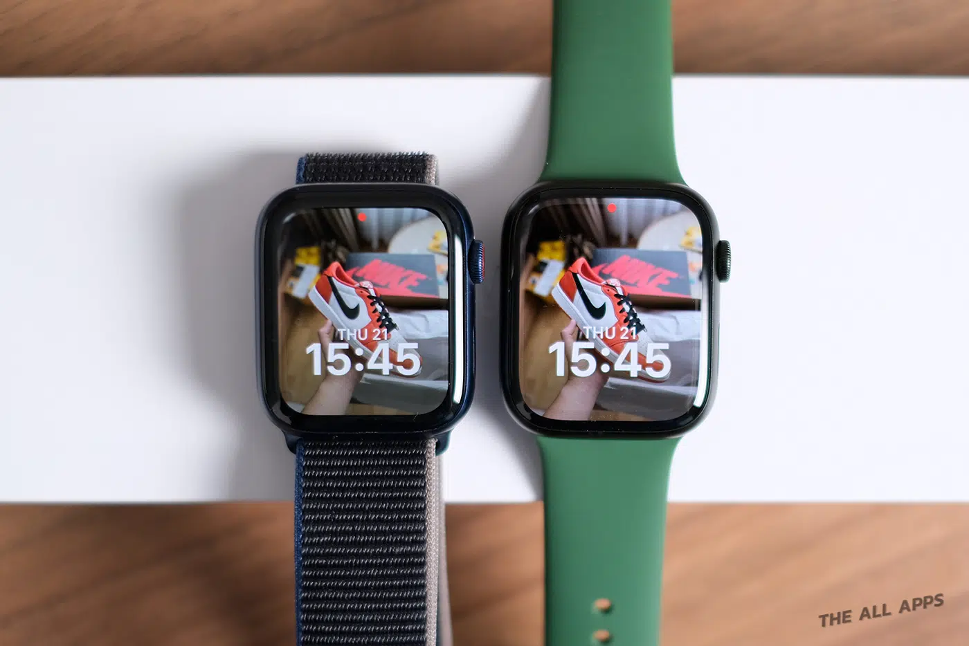 พรีวิว Apple Watch Series 7 ตัวเรือนอะลูนิเนียม สีเขียว ขนาด 45 มม. รุ่น GPS + Cellular