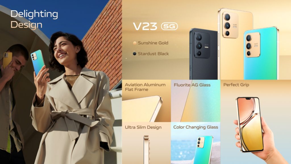 vivo เปิดตัว V23 5G นิยามใหม่ของการถ่ายเซลฟี 50MP บนสมาร์ตโฟน โดดเด่นด้วยดีไซน์สุดล้ำ พร้อมรองรับ 5G ความเร็วสูงแบบเหนือชั้น