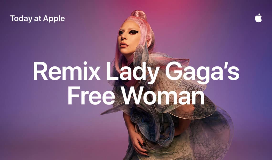 Apple Store ชวนแฟนๆ ของ Lady Gaga มาสร้างสรรค์เพลงฮิต Free Woman ในเวอร์ชั่นของตัวเองในกิจกรรม Today at Apple