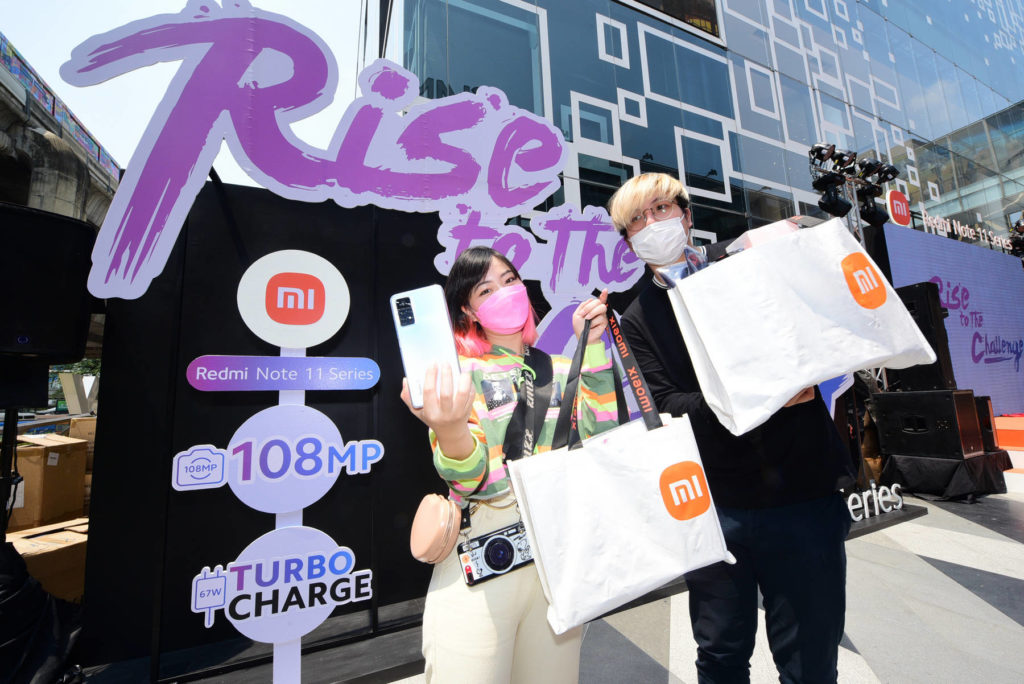 เสียวหมี่ฉลองเทศกาล Xiaomi Fan Festival 2022 มอบของขวัญให้กับลูกค้าคนไทย จัดโปรโมชันราคาพิเศษ Redmi Note 11 ตั้งแต่วันที่ 7 มี.ค. ถึง 10 เม.ย. นี้