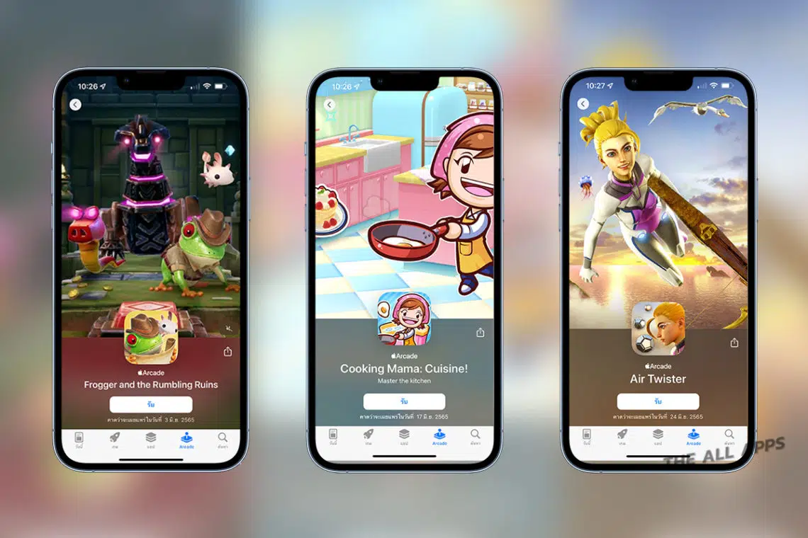 เตรียมพบกับเกมดังจากญี่ปุ่น Frogger and the Rumbling Ruins, Cooking Mama: Cuisine! และ Air Twister บน Apple Arcade ในเดือนมิถุนายนนี้