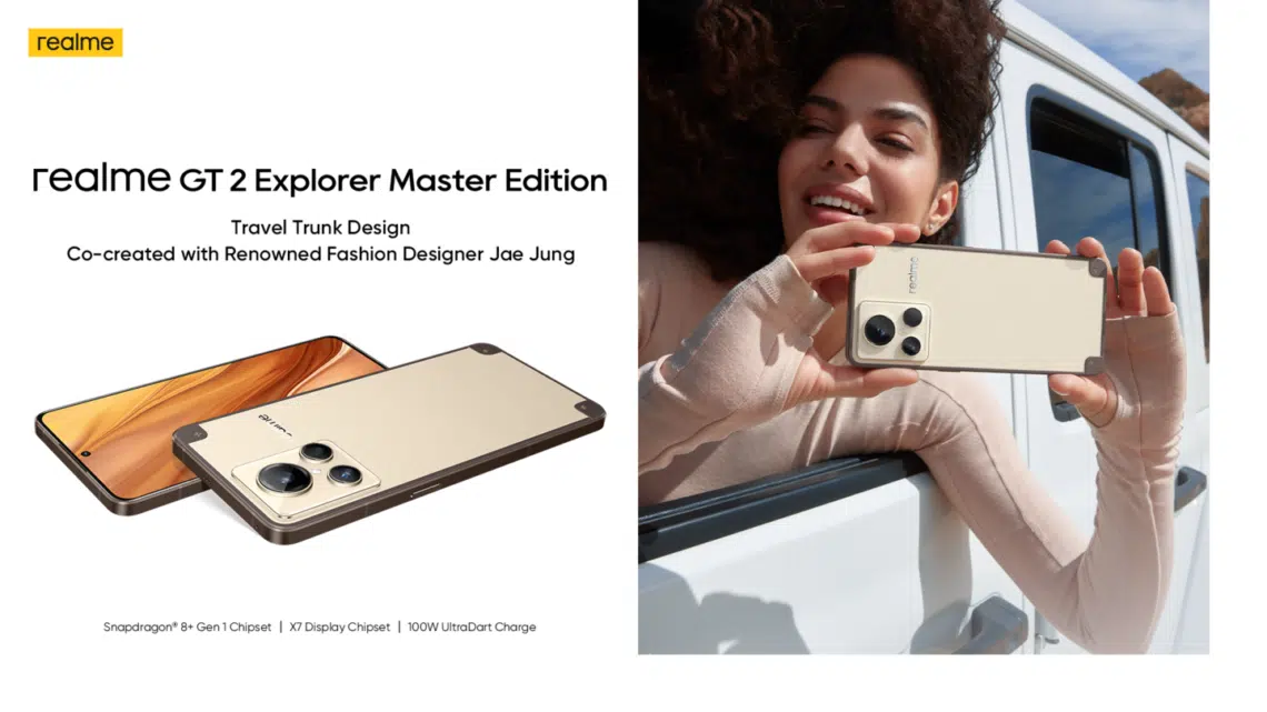 realme GT 2 Explorer Master Edition เปิดตัวครั้งแรกในจีน ชูดีไซน์กระเป๋าเดินทาง (Travel Trunk Design)