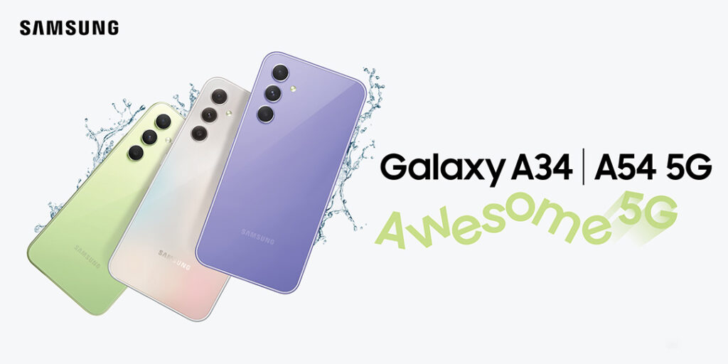 ซัมซุงเปิดตัว Samsung Galaxy A54 5G และ Galaxy A34 5G สุด AWESOME ใหม่ล่าสุด ครั้งแรกกับการนำเทคโนโลยีเรือธงมาไว้ใน Galaxy A Series