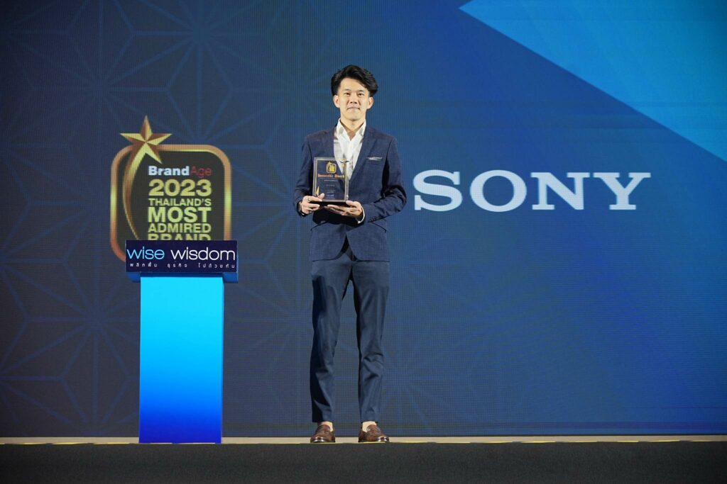 Sony รับรางวัลครองใจผู้บริโภคอันดับหนึ่ง กลุ่มกล้องดิจิทัลอีกครั้ง จากผลสำรวจ BrandAge 2023 Thailand’s Most Admired Brand Award