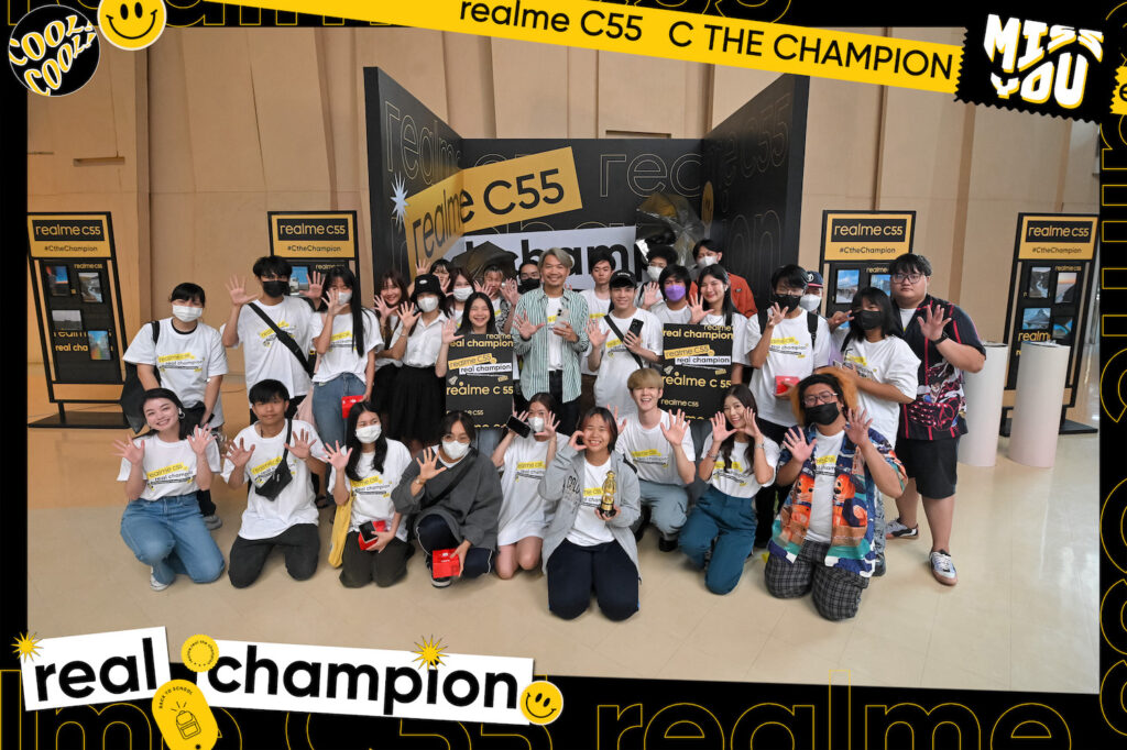 realme ส่งต่อประสบการณ์ถ่ายภาพระดับแชมป์เปี้ยนผ่าน realme C55 จัดกิจกรรม workshop ให้กับกลุ่มคนรุ่นใหม่ ณ มหาวิทยาลัยรังสิต