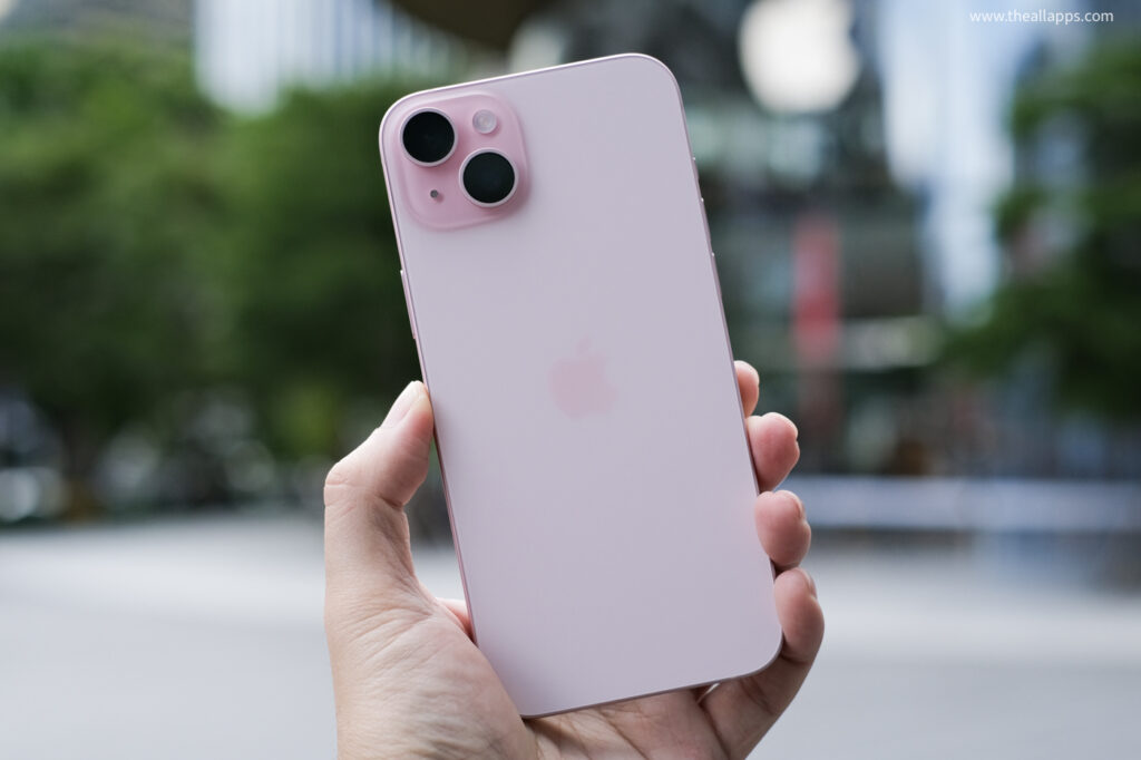 พรีวิว พาชมตัวเครื่อง iPhone 15 Plus สีชมพู Pink