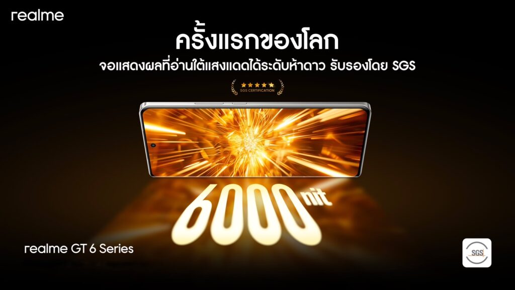 “realme GT 6 series” เปิดตัวครั้งแรกในโลก ณ ประเทศอิตาลี พร้อมกลับมาทวงบัลลังก์ด้วยสเปกสุดล้ำในสไตล์ “Premium Flagship Killer” ในราคาเริ่มต้น 18,999 บาท
