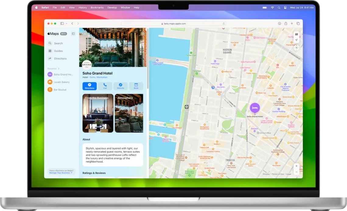 Apple Maps บนเว็บเปิดให้ใช้งานในรุ่นเบต้าแล้ว