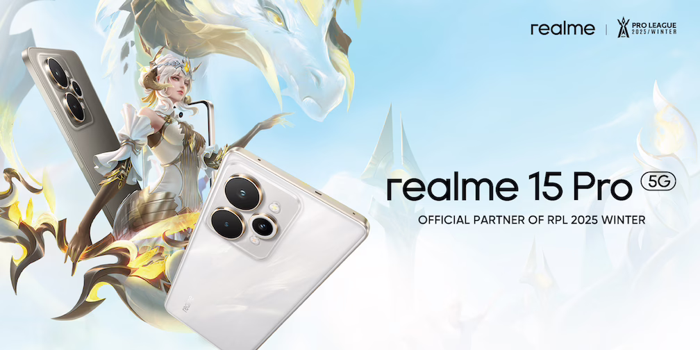 realme 15 Series 5G ยังได้ประกาศความร่วมมือครั้งสำคัญในฐานะ “OFFICIAL PARTNER” ของรายการแข่งขันอีสปอร์ตระดับประเทศ “RPL 2025 Winter” 