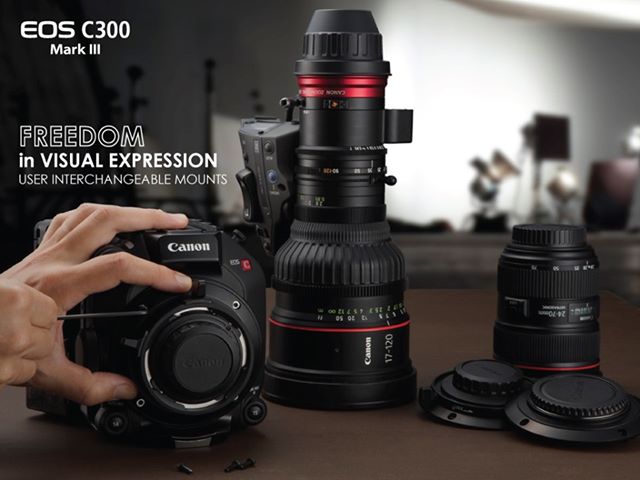 แคนนอน เผยโฉมกล้องภาพยนตร์ระบบดิจิตอลรุ่นใหม่ Canon EOS C300 Mark III พร้อมเลนส์ในตระกูล “CINE-SERVO”