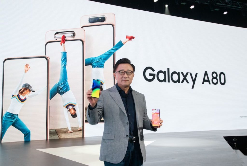 Samsung Galaxy A80 สมาร์ทโฟนแห่งยุคของคนชอบไลฟ์ เปิดตัวอย่างเป็นทางการแล้ว