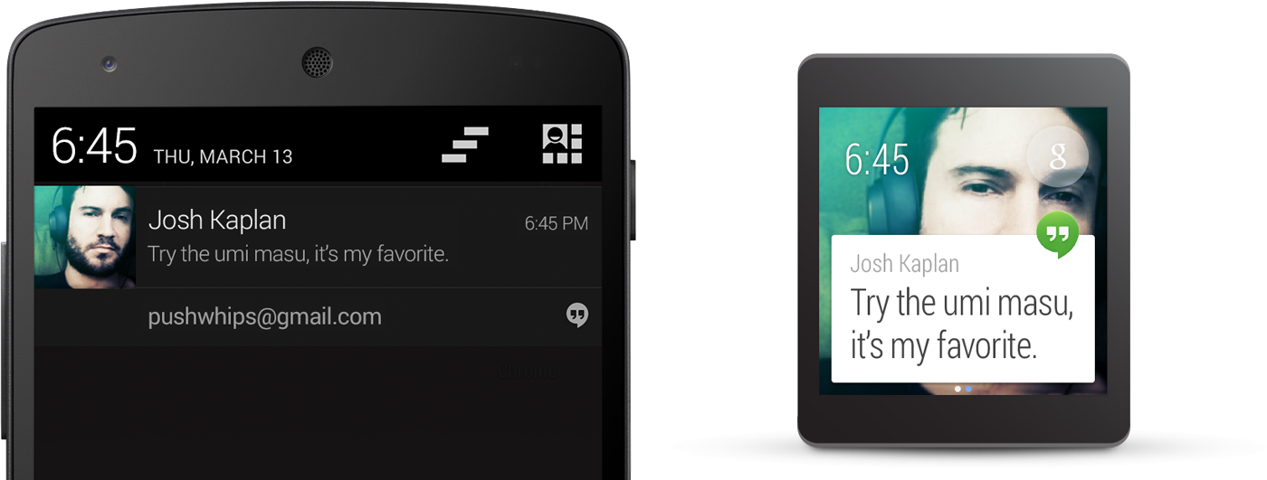Android Wear Notifiactions