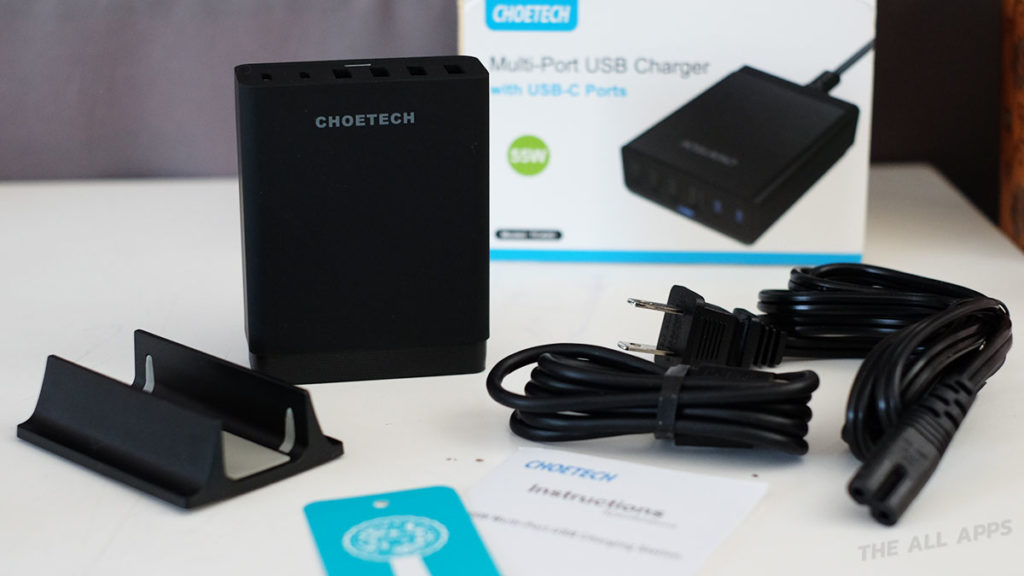 รีวิว CHOETECH 55W Multi-Port USB Charger ชาร์จไฟได้สูงสุด 6 อุปกรณ์
