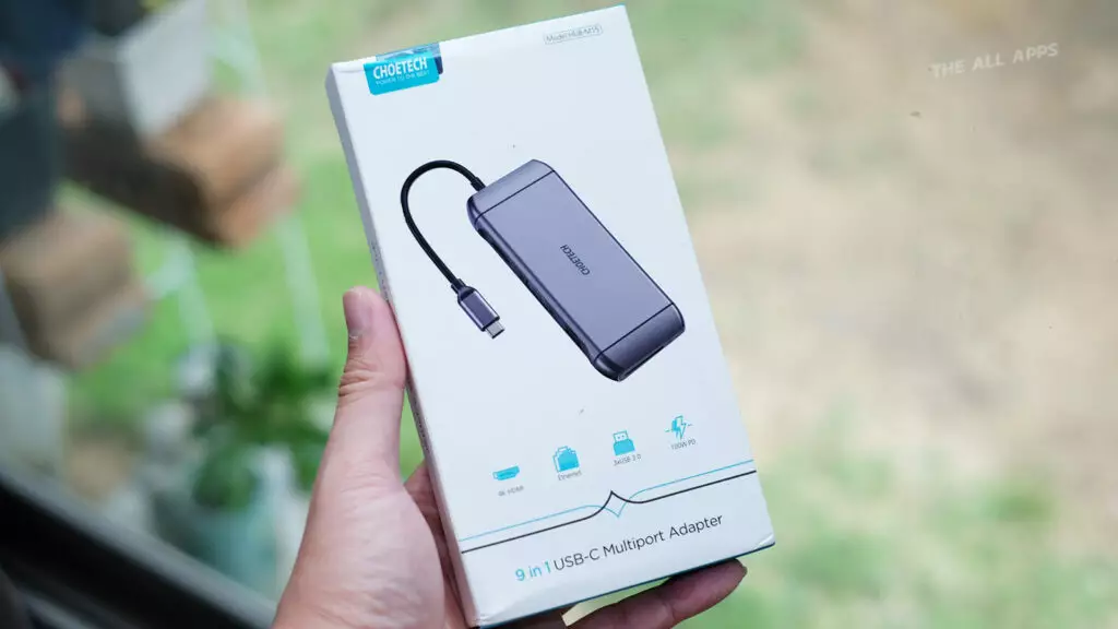 รีวิว CHOETECH USB-C Hub 9 in 1 รองรับ HDMI 4K, 3 USB, 100W PD ใช้กับคอมกับ Mac ก็ได้