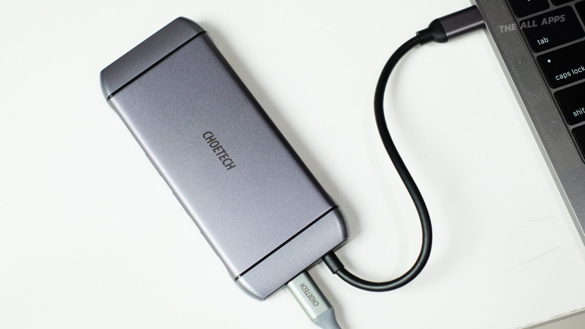 รีวิว CHOETECH USB-C Hub 9 in 1 รองรับ HDMI 4K, 3 USB, 100W PD ใช้กับคอมกับ Mac ก็ได้