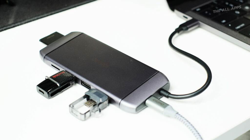รีวิว CHOETECH USB-C Hub 9 in 1 รองรับ HDMI 4K, 3 USB, 100W PD ใช้กับคอมกับ Mac ก็ได้