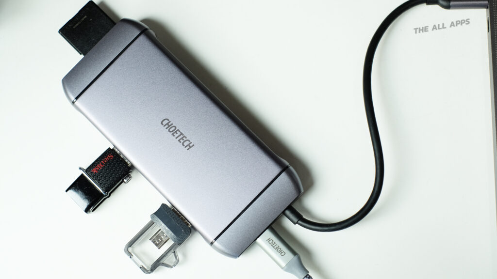 รีวิว CHOETECH 9 in 1 USB-C Multiport Adapter รองรับ HDMI 4K, 3 USB, 100W PD ใช้กับคอมกับ MacBook, สมาร์ทโฟน, แท็บเล็ต หรือ iPad Pro ก็ได้