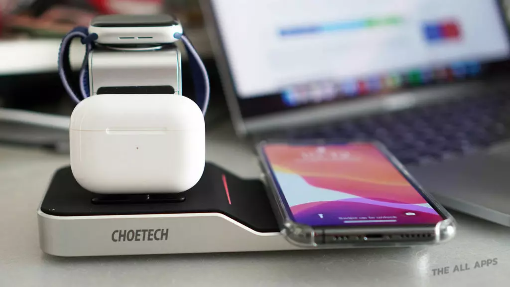รีวิว CHOETECH T316 แท่นชาร์จ 4 in 1 ชาร์จ iPhone ไร้สาย, Apple Watch และ AirPods ในเครื่องเดียว