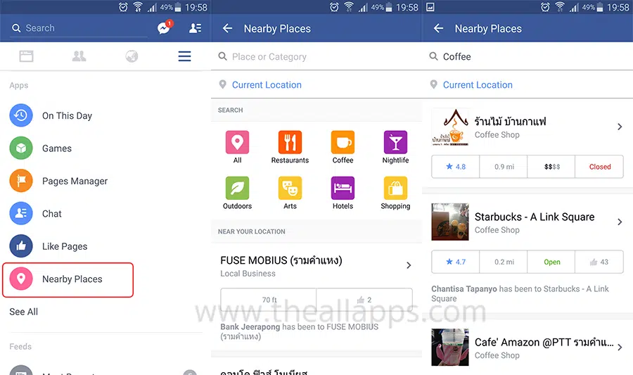 Facebook-Nearby-Places