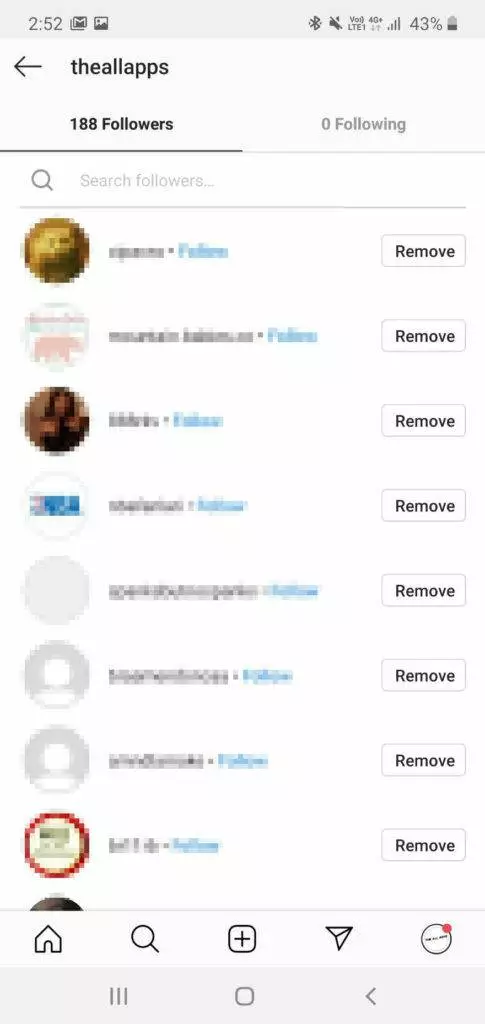 วิธีลบผู้ติดตามบน Instagram (Remove followers)