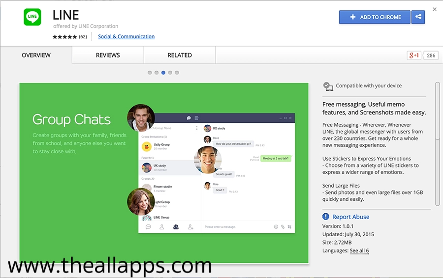 LINE extension-Google-Chrome-1