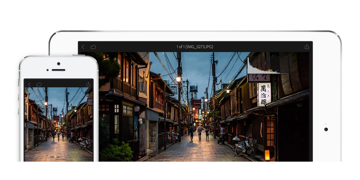 Adobe Photoshop Lightroom iPhone iPad