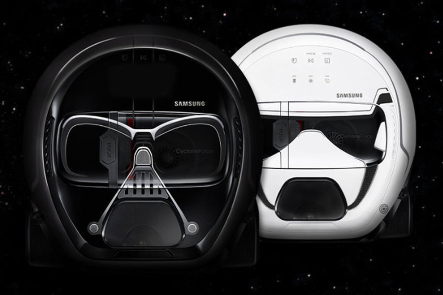 หุ่นยนต์ดูดฝุ่น POWERbot VR7000 ลายพิเศษ Star Wars Darth Vader และ Stormtrooper