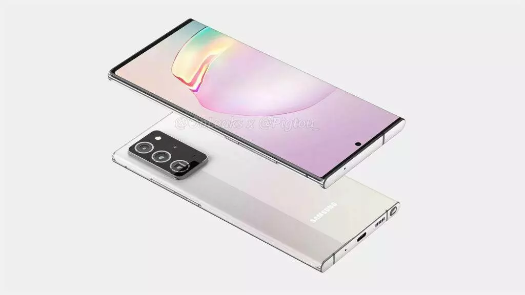 ภาพเรนเดอร์ Samsung Galaxy Note 20 Plus เผยดีไซน์กรอบกล้องหลังใหญ่ขึ้น