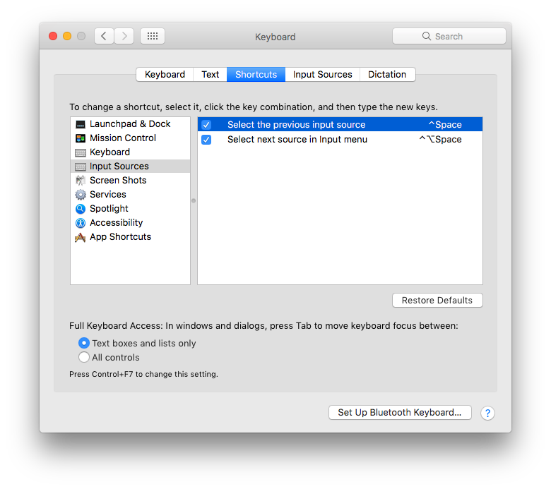 วิธีเปลี่ยนคีย์ลัดเปลี่ยนภาษาบน Mac ให้เป็น cmd+space
