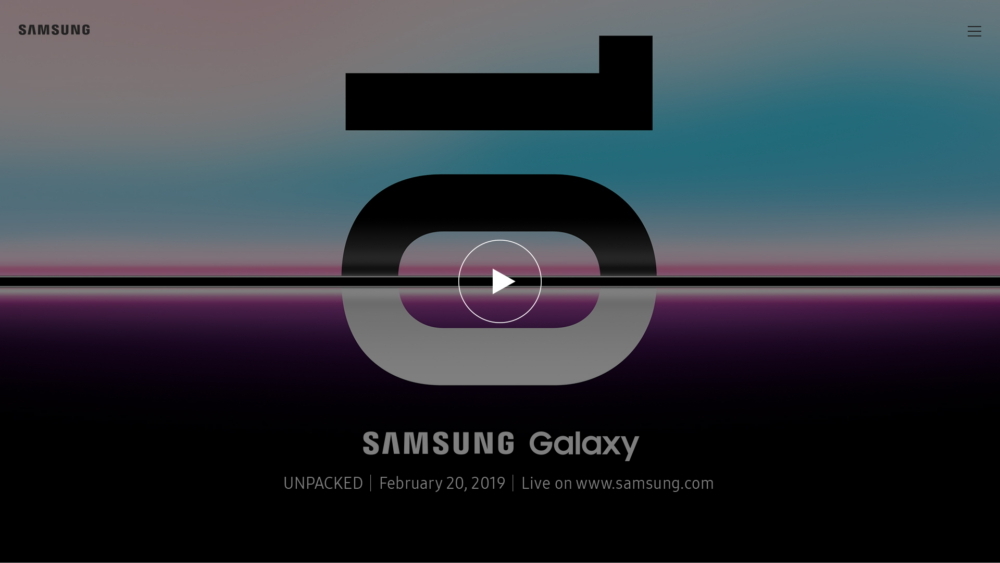 ช่องทางรับชมการเปิดตัว Samsung Galaxy S10 ในงาน Samsung Galaxy UNPACKED 2019