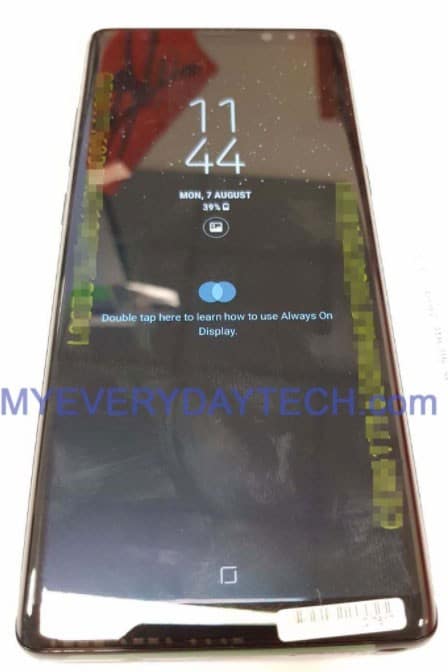 หลุด Samsung Galaxy Note 8 เครื่อง Prototype ใกล้เคียงภาพเรนเดอร์ก่อนหน้า